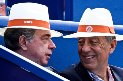 Ricardo Salgado e Marcelo Rebelo de Sousa no Estoril Open em 2009