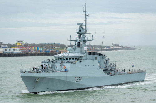 HMS Trent. Foto de Shaun Roster/Wikimedia Commons.