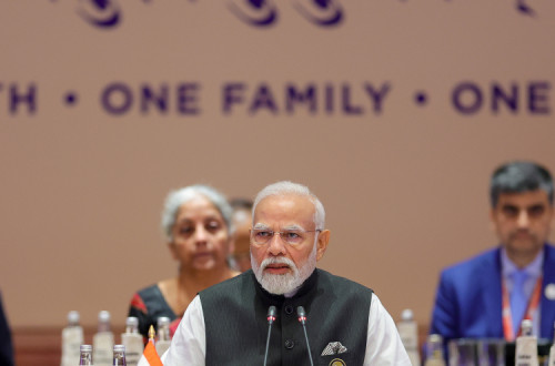 Narendra Modi na cimeira do G20, 09 de setembro de 2023 – Foto EPA, Indian Press Information/Lusa