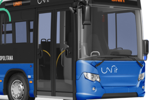 Autocarro da Unir. Imagem da página da rede de transportes.