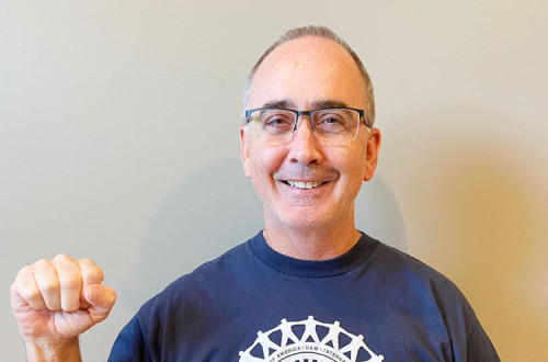 Shawn Fain, presidente do United Auto Workers.
