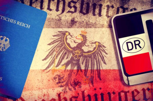 Movimento Reichbürger. Foto do Escritório Federal para a Proteção da Constituição da Alemanha.