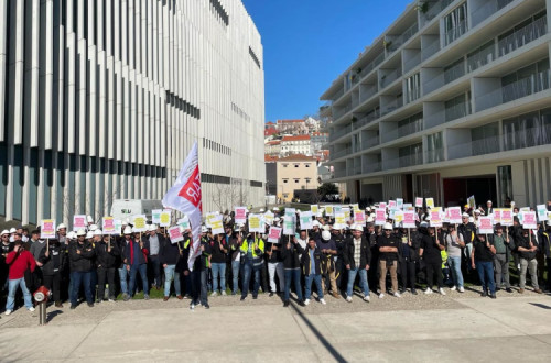 Concentração em frente à sede da EDP