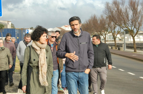 António Lima em campanha.