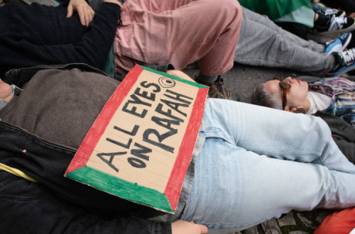 Protesto "All Eyes on Rafah