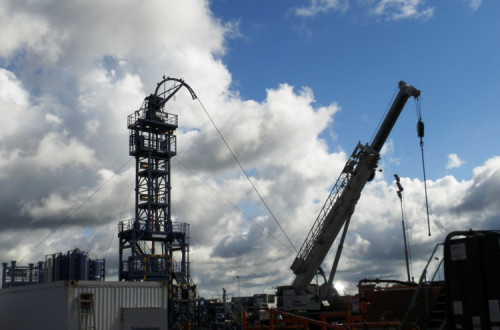 Exploração de gás natural. Foto de pxhere.