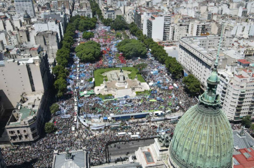 Manifestação em Buenos Aires