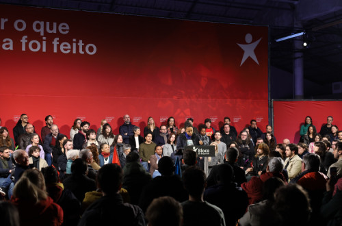 Comício Fazer o que nunca foi feito. Foto de Rafael Medeiros.