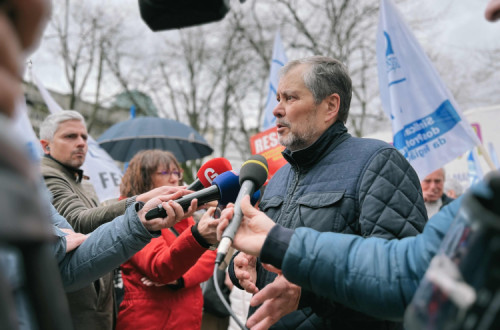 manifestação de professores da FENPROF em Viseu