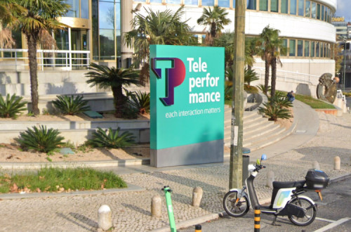 Teleperformance. Foto da CGTP.