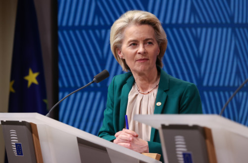 Ursula von der Leyen. Foto do Conselho Europeu.