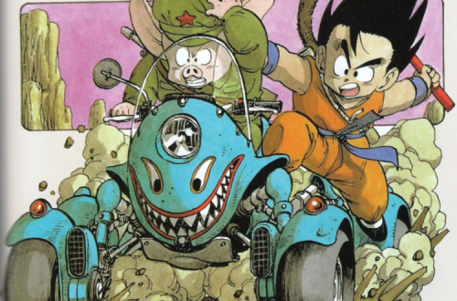 Oolong e Goku na primeira série de Dragon Ball. (Reprodução)