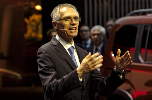 Carlos Tavares em Genebra em 2018. Foto de Alexander Migl/wikimedia commons.