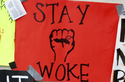 Imagem de um protesto contra Trump em 2016. Foto de waltarrrrr.