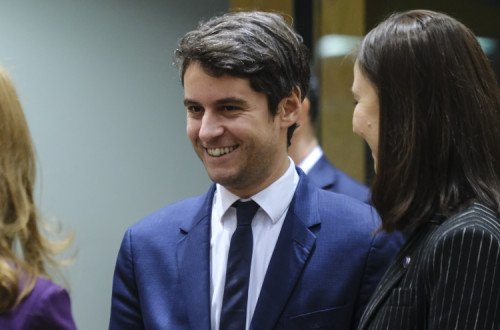Gabriel Attal, o primeiro-ministro francês.