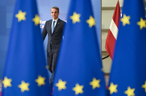 Mitsotakis no Conselho Europeu