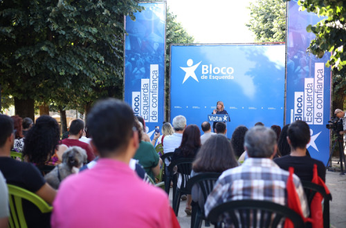 Catarina Martins em Coimbra.