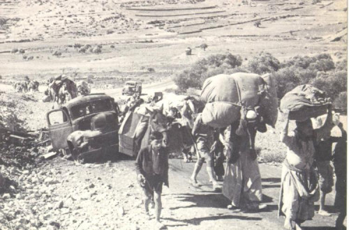 Refugiados palestinianos.
