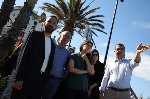 Jornadas parlamentared do Bloco em visita à praia Formosa