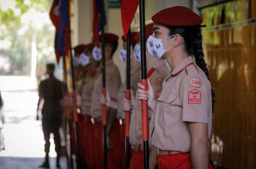 Escola civico militar em Porto Alegre.