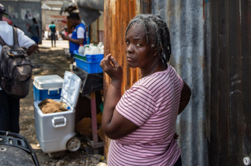 ajuda humanitária no Haiti