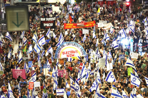 Manifestação em Telavive no sábado