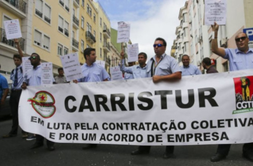 Trabalhadores da Carristur em luta