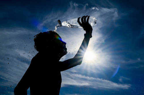 Onda de calor na Bélgica.