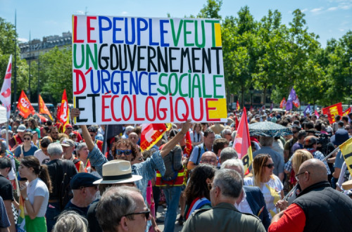 Manifestação de 18 de julho em Paris