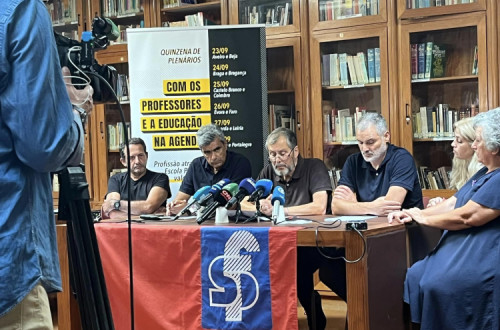 Conferência de imprensa da Fenprof