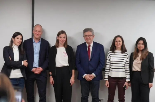 Dirigentes dos vários partidos do Agora o Povo.