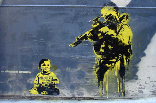 Mural sobre a Palestina