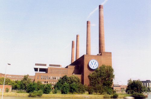 Fábrica da Volkswagen em Wolfsburgo.