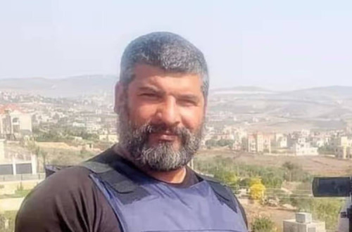 Ghassan Najjar foi um dos jornalistas mortos no ataque de 25 de outubro.