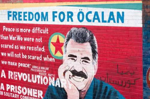 Mural em Belfast, Irlanda do Norte.