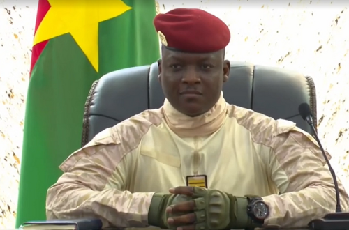 Ibrahim Traoré. Presidente interino do Burkina Faso.