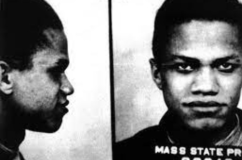 Foto de detenção de Malcolm X.