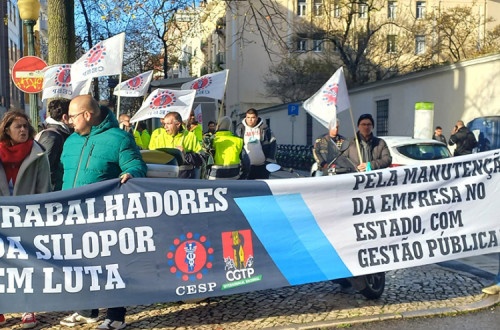 Trabalhadores da Silopor em luta