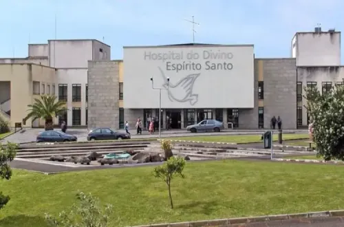 Hospital Divino Espírito Santo em Ponta Delgada. Foto do Twitter da instituição.