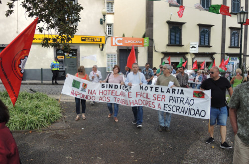 Trabalhadores da hotelaria da Madeira em luta.