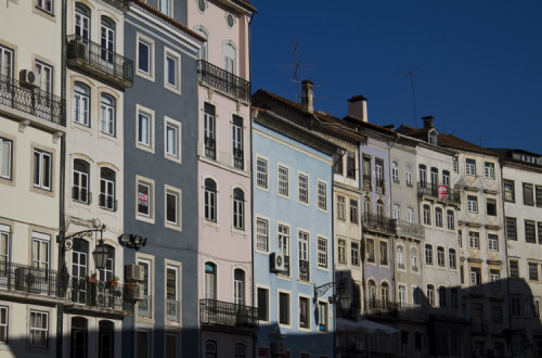 Fachadas em Coimbra