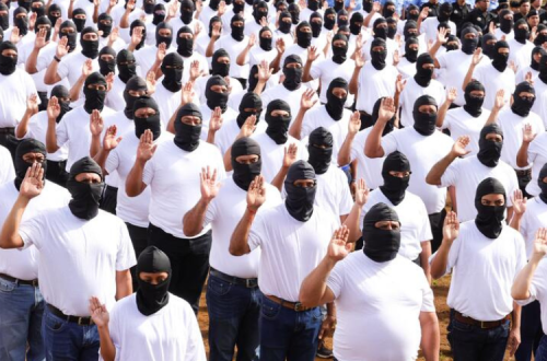 Juramento de Paramilitares (Policía voluntaria) en Managua