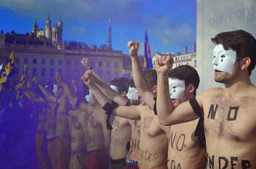 Movimento Hommen manifesta-se contra a teoria de género, PMA e casamento para todos.