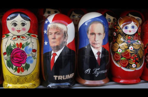 Matrioskas de Trump e Putin