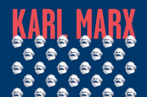 Karl Marx na América. Pormenor da capa do livro.