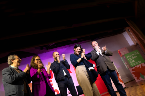 Mariana Mortágua e Luís Fazenda