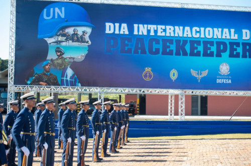 Formatura alusiva ao Dia Internacional do Peacekeeper, 