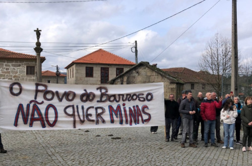 Protesto da população de Covas do Barroso