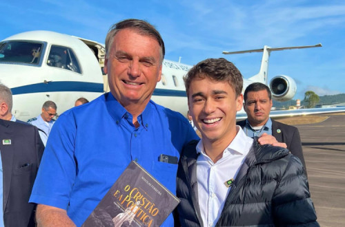 Jair Bolsonaro e Nikolas Ferreira