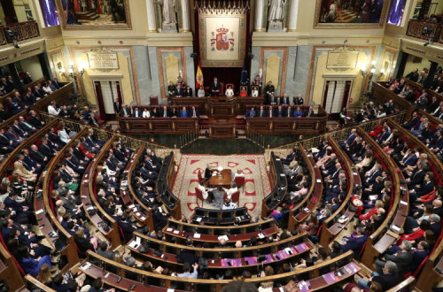 Foto da sessão de abertura do Congresso em 2020.
